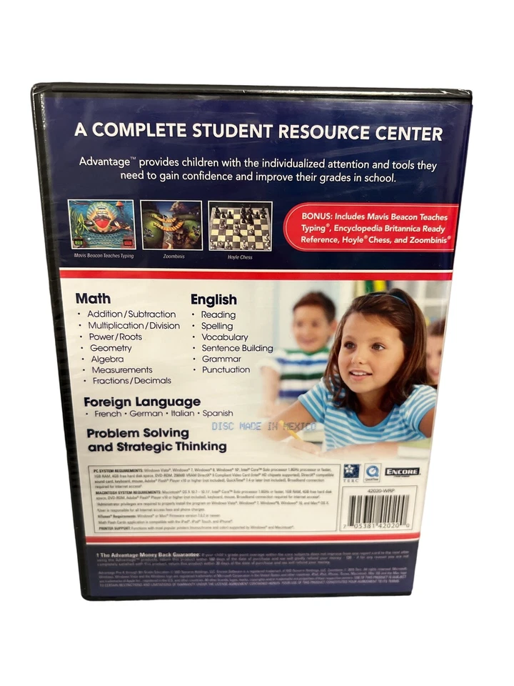 Advantage Pre-K through 8th Grade PC Mac DVD-Rom - Image 2 of 2