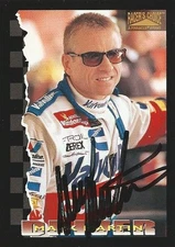 MARK MARTIN AUTOGRAPHED 1996 PINNACLE RACER'S CHOICE RACING NASCAR TRADING CARD