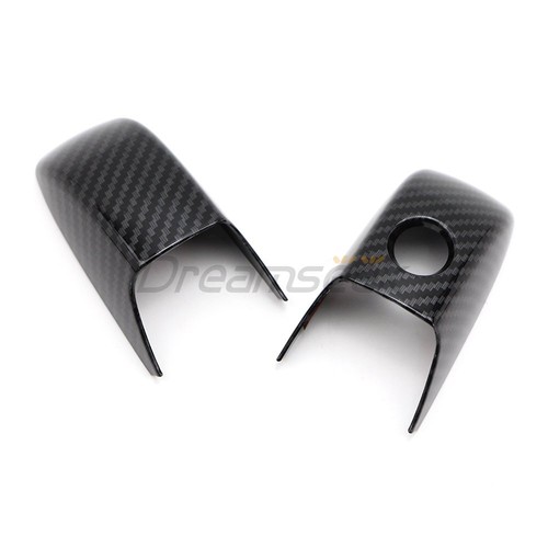 Copertura maniglie porte esterne per Dodge Avenger Magnum Durango stile fibra di carbonio - Foto 4 di 5