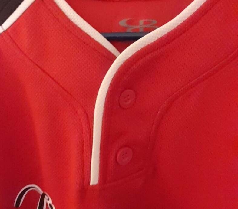 Authentic Boombah Timberwolves 9 USA FLAG Softball Baseball Jersey