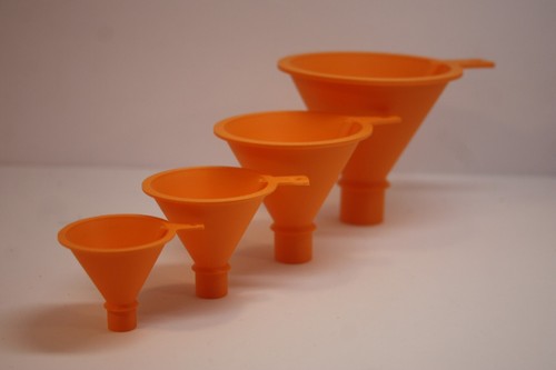 Multipurpose Orange/Red Funnel Set - 4 Pieces - Picture 13 of 13