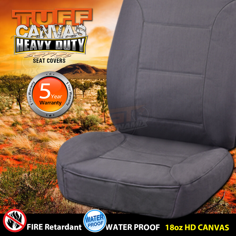 TUFF HD Canvas Seat Covers for LANDCRUISER 200 Series GXL 3Row SET 8/