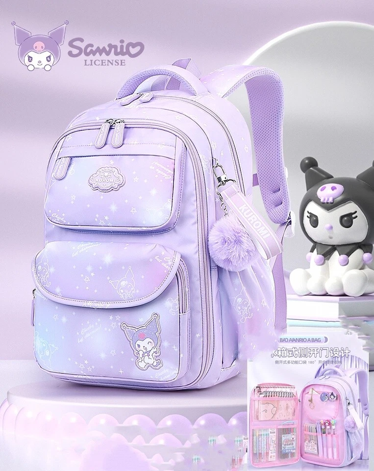 Mochila Kuromi Cinnamoroll Pupil Bag My Melody Bolso Escolar Bolso de Viaje Niñas Regalo Foto 3 de 4
