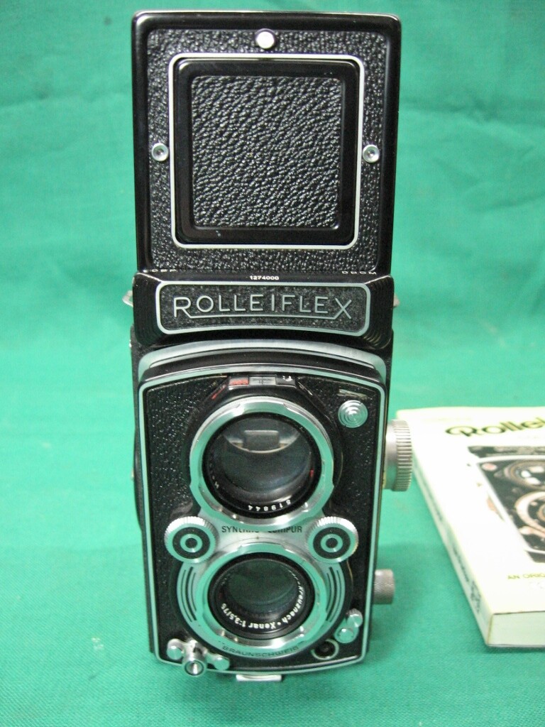 1950s Franke & Heidecke Rolleiflex Synchro-Compur TLR Camera