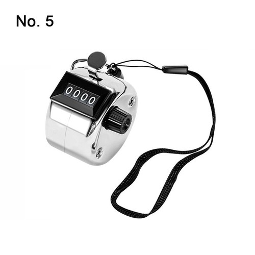 Metal Mechanical Tally People Counter 4 Digit Palm Golf Finger Counting Clicker - Picture 16 of 23