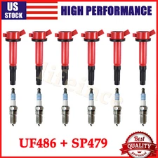 UF486 Ignition Coil & Spark Plug Kit for Ford Escape Fusion Mercury 3.0L 6 Pack