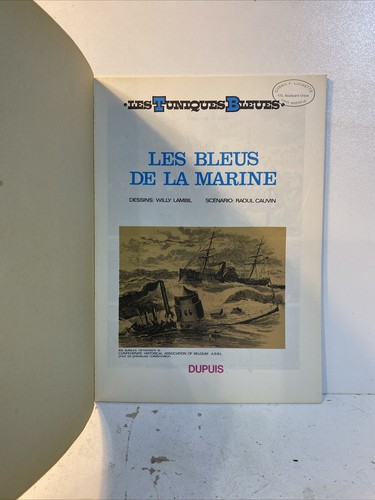 Les Tuniques Bleues 7 Les Bleus De La Marine Widmungen Cauvin Lambil EO - Bild 12 von 17