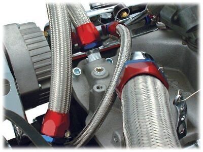 Red New Steel Braided Hose Set Engine Dress Up Kit Radiator/Vacuum/Fuel/Oil  Line