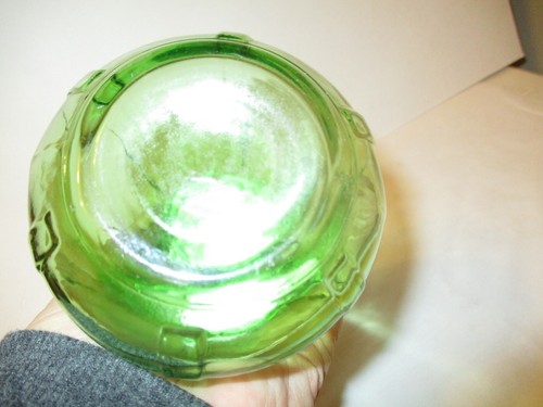 Hazel Atlas Uranium Green Glass Vintage Syrup Pitcher - Picture 4 of 9