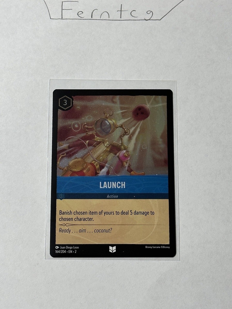 Disney Lorcana Launch Uncommon Foil NM Ship Same Day Disney Lorcana Launch Uncommon Foil NM Ship Same Day