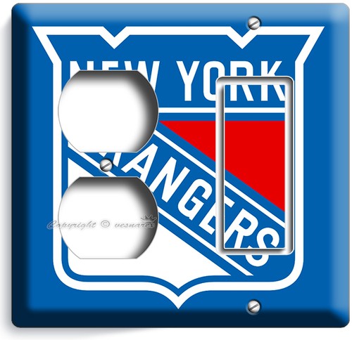 NYR NEW YORK RANGERS EQUIPO DE HOCKEY INTERRUPTOR DE LUZ PLACAS DE PARED HOMBRE CUEVA HD ARTE - Imagen 27 de 30