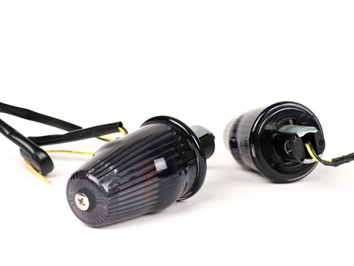 Blinker-Set Moto Nostra Lenkerblinker LED, 12V, E-Prüfzeichen, schwarz für Vespa - Picture 2 of 5