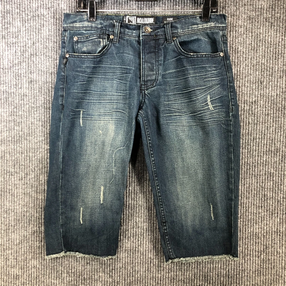Short social jeans sales