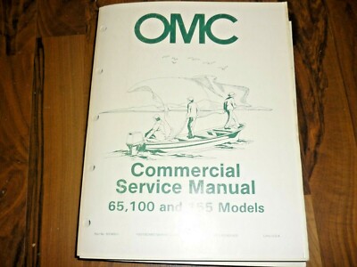 Evinrude Johnson Commercial Service Manual Werkstatthandbuch Modell 65 100 155 