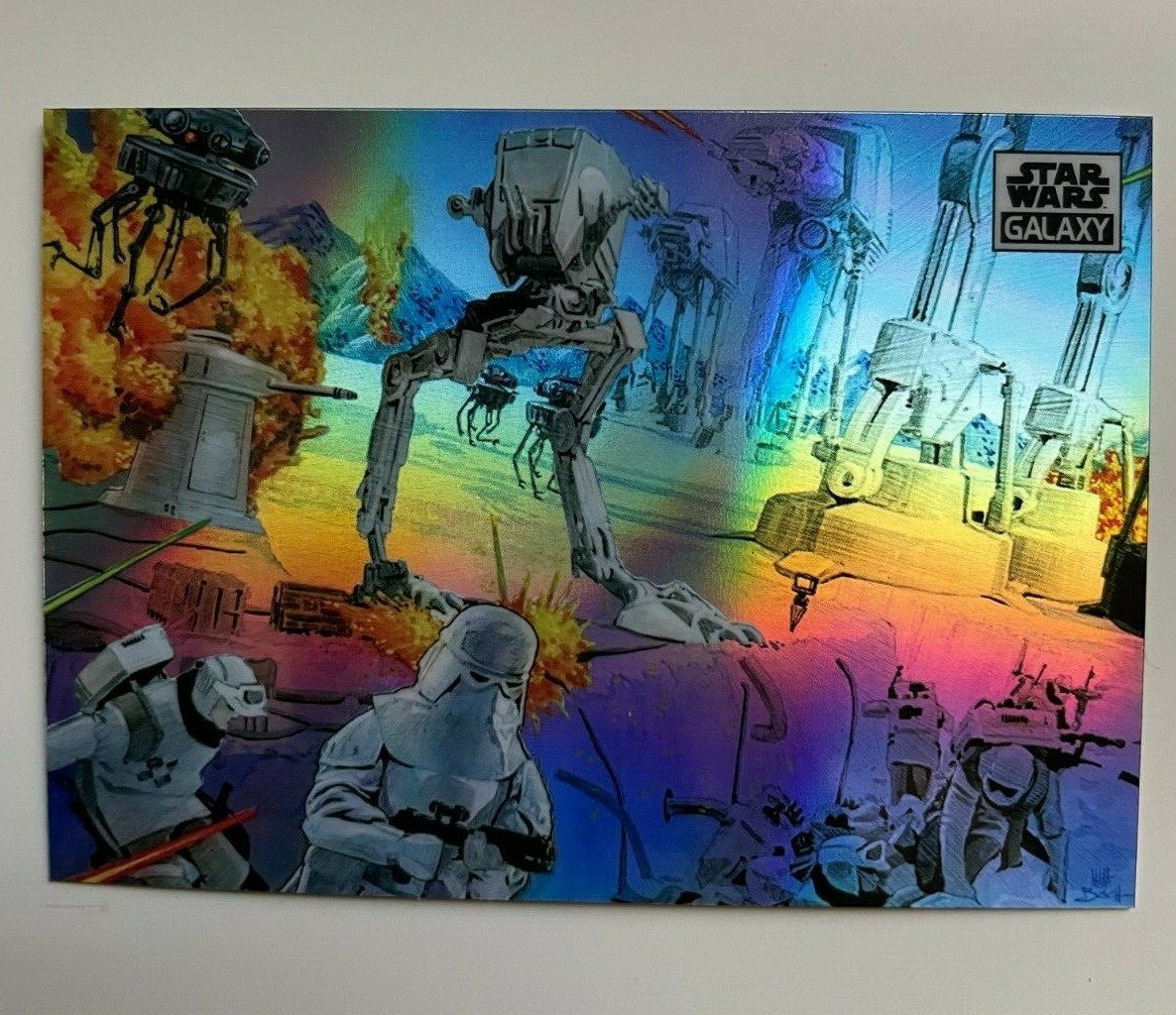 スター・ウォーズ・クローム・ギャラクシー2021 2022 2023のリフラクタ Star Wars Chrome Galaxy 2021 Wave [99] Refractor Card #23
