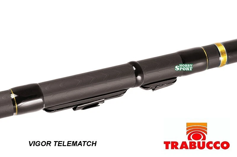 CANNA TRABUCCO VIGOR MT 4,20 AZ 50 GR TELESCOPICA TELE MATCH  ALL ROUND 15181210 - Immagine 4 di 4