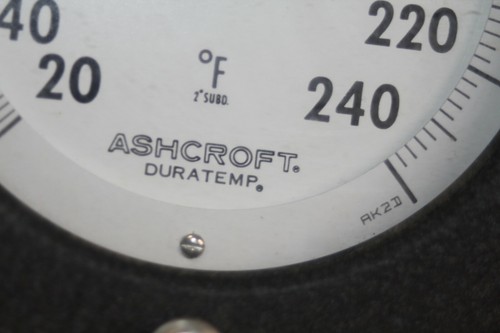 Ashcroft 4.5" 20/240 F Dial Thermometer C-600A-02-C12-B01-A1-L01-AK - Picture 11 of 12