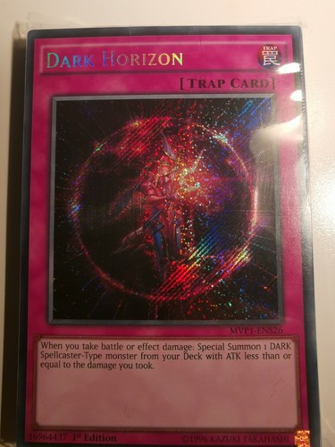 YUGIOH!! Dark Horizon MVP1-ENS26 Secret Rare! Near Mint! 1st