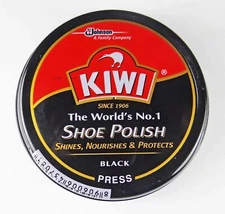 KIWI Wax Rich Shoe Polish Shine Protects & nourishes Shoes Brown & Black