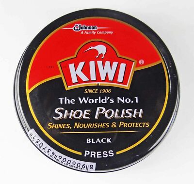 Kiwi Shoe Polish Boot Polish Wax Shine Black And Dark Tan Protects & Nourishes E - Foto 6