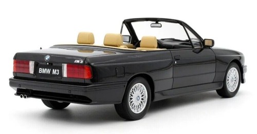 1/18 BMW M3 (E30) Cabriolet 1989 schwarz Resin Modellauto von Otto Mobile OT1012 - Bild 2 von 7