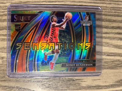 2023-24 Select FOTL ''Sensations'' #18 Scoot Henderson Tie-Dye Prizm SSP /25 Beaut