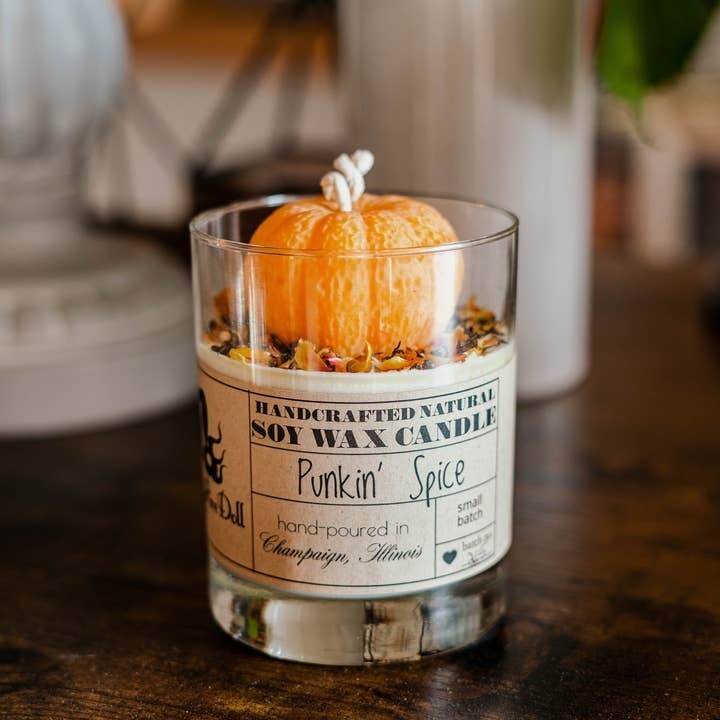 Pumpkin Spice Scented Soy Wax Candle