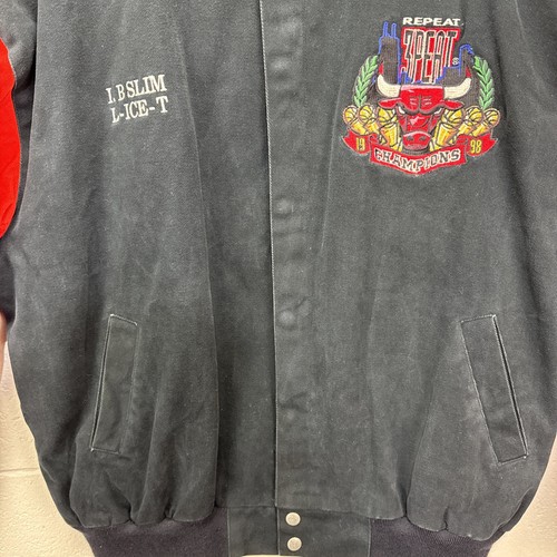 Chaqueta De Colección Chicago Bulls Jeff Hamilton 3 Turba Iceberg Slim Ice T 1998 Rara - Imagen 11 de 24