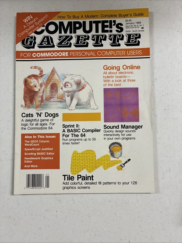 Compute!'s Gazette Magazine 12 issue lot for Commodore Users Jan 88- Dec 88 - Image 2 of 4