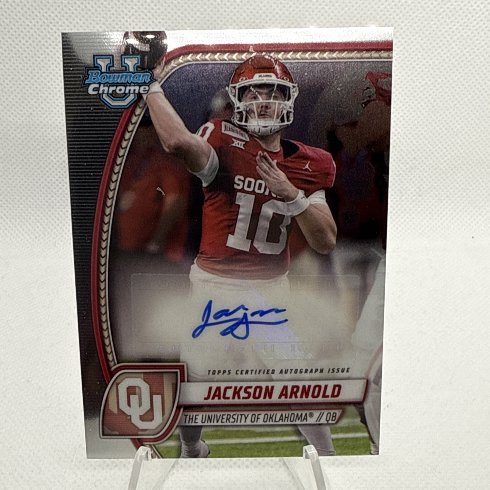 2024 Bowman U Chrome Chrome Prospect Auto Jackson Arnold #PA-JAR Auto