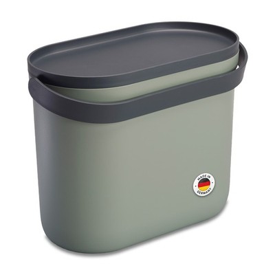 GARANTIA NOVA Biomülleimer 8 Liter agave / graphite grey