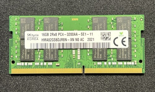 SK Hynix 16GB DDR4-3200 2Rx8 SODIMM Laptop Arbeitsspeicher HMA82GS6DJR8N-XN