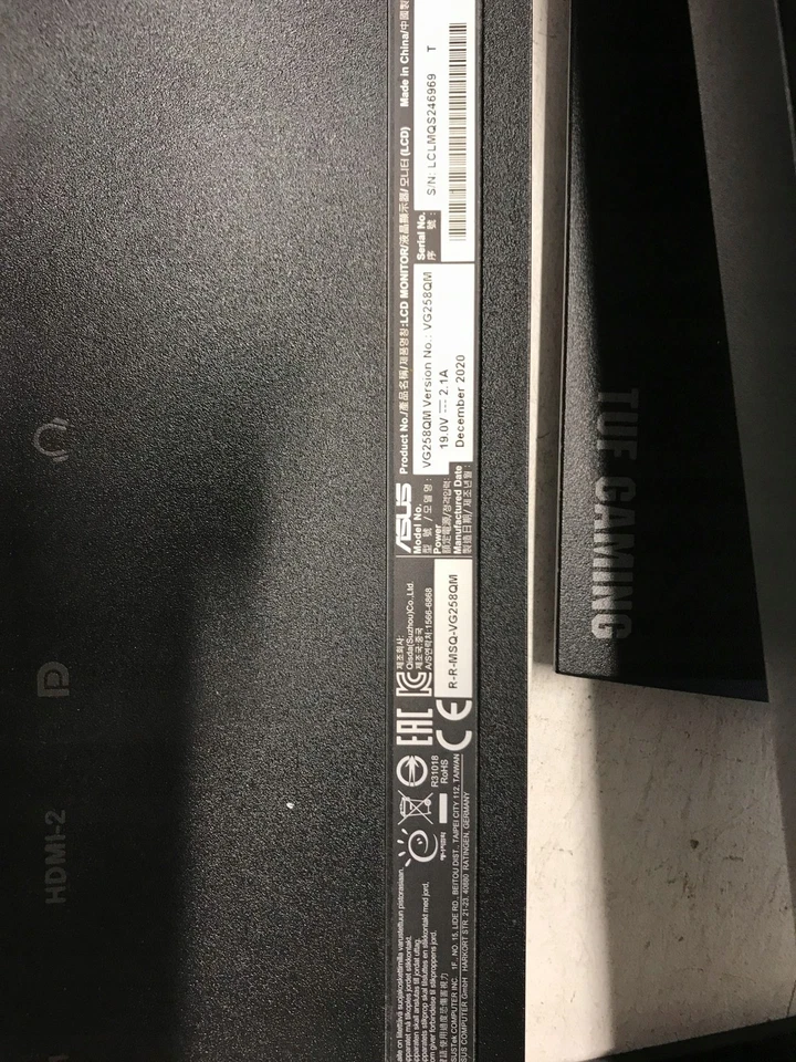 DEFEKT LED Asus VG258QM 24 5 1920x1080 px TN-Monitor     - Bild 4 von 4