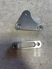 ICT Billet 551353; Idler Pulley Relocation Bracket for Chevy Truck LS