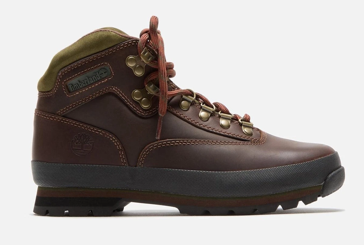 Timberland Euro Hiker Boots (Medium Brown/Nubuck/Olive). New. Mens Sz: 9.5 - 11. Timberland Men main image 4