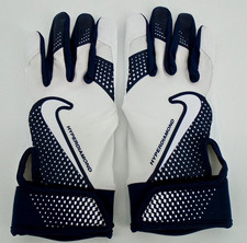 Nike Hyperdiamond Batting Gloves Women's Medium College Navy/White