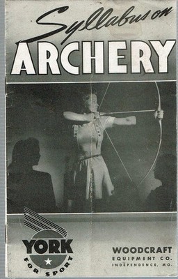 Bearbeitung Equipment Company/Syllabus auf Bogenschießen für Englisch auf 1932 Jagd