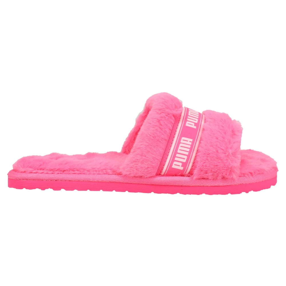 Sandali casual PUMA Fluff Remix metallizzati Bx Slide da donna taglia 5 M 384937 03