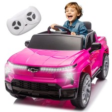 24V Kids Ride on Car Licensed Chevrolet Silverado Electric Truck Toy with Remote