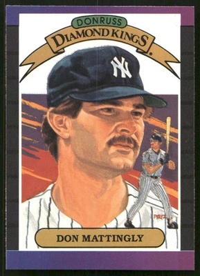 Don Mattingly - 1988 Donruss Diamond Kings Baseball - #26 - Bild 1 von 2