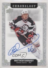 2018 Upper Deck Chronology Franchise History Matthew Barnaby #FH-BU-MB Auto df7