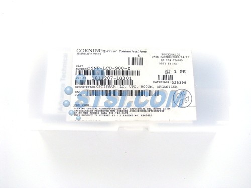 Corning OSNP-LCU-900-Z Optisnap LC Singlemode Fiber Optic Connector 25pk ~STSI - Picture 3 of 3