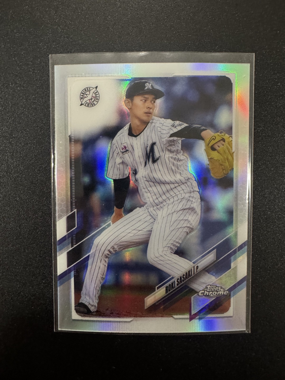 2021 Topps Chrome NPB Nippon Professional Baseball - Roki Sasaki #194 Refractor