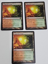 3x Copperline Gorge Scars of Mirrodin Regular