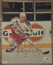 Alexei Kovalev New York Rangers Autographed Color 8x10 Photo JSA Cert