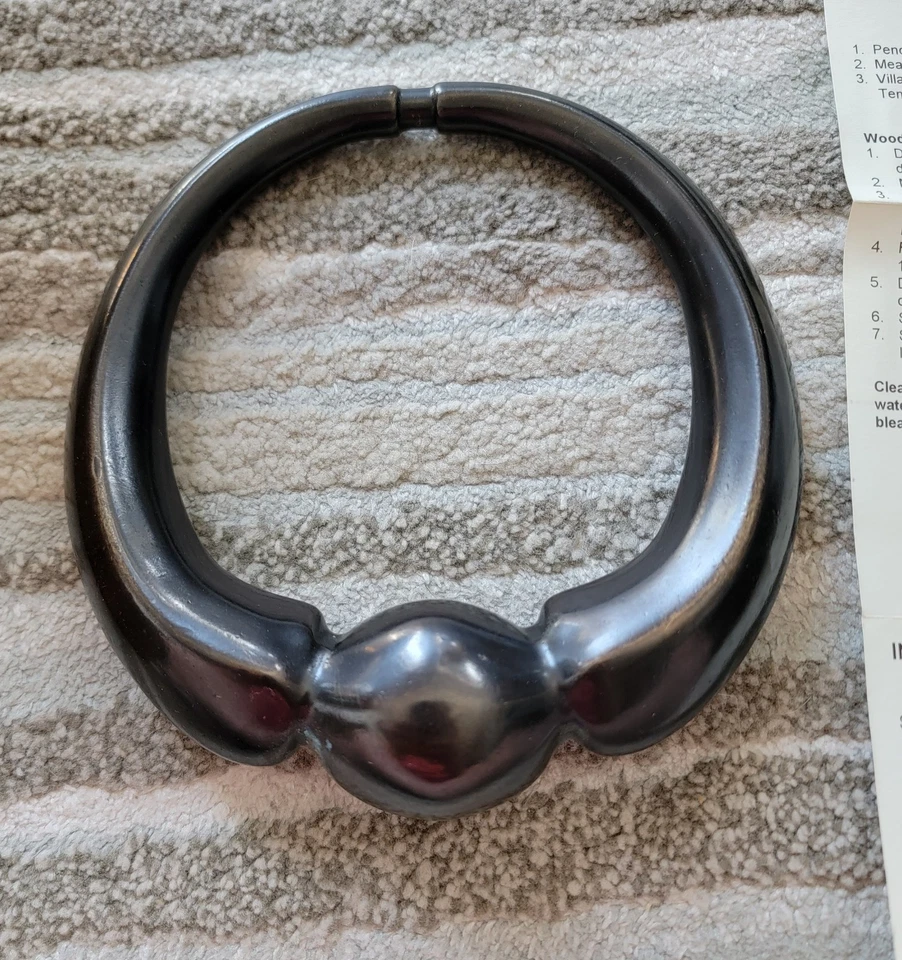 Baldwin Arquetipos Villa Anillo de Entrada Estilo Llamador de Puerta Bronce Frotado con Aceite Enorme Foto 3 de 4