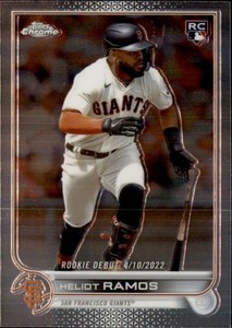 2022 Topps Chrome Update Series - Rookie Debut Heliot Ramos #USC2 (RC)