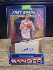 2024 PANINI MOSAIC FAST BREAK AUTO GOLD #AFBSEN ALPEREN SENGUN 2/10 PSA 10