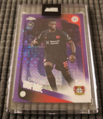 Topps UCC Chrome 25/26 Bayer Leverkusen Kofane RC /7 Rookie (Purple Mojo)