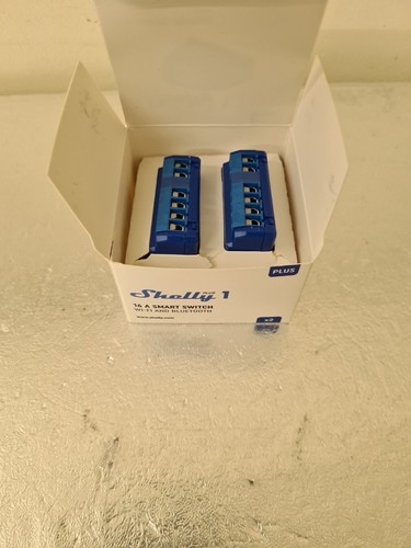 WiFi-operated smart switch, 1 channel 16A Shelly Plus 1 x2 - Picture 2 of 3